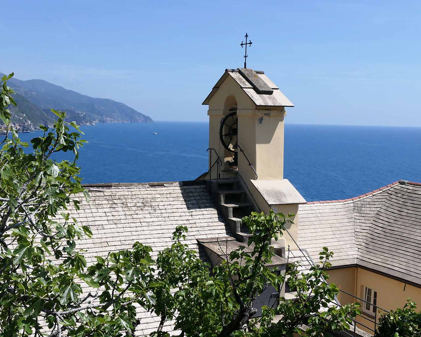 Glockenturm des Kapuziner-Konvents Monterosso im Cinque Terre