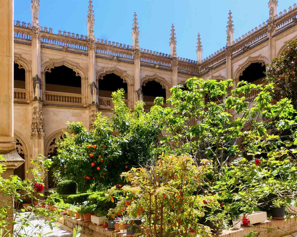 monasterio san juan de los reyes prospekt kreuzgang garten