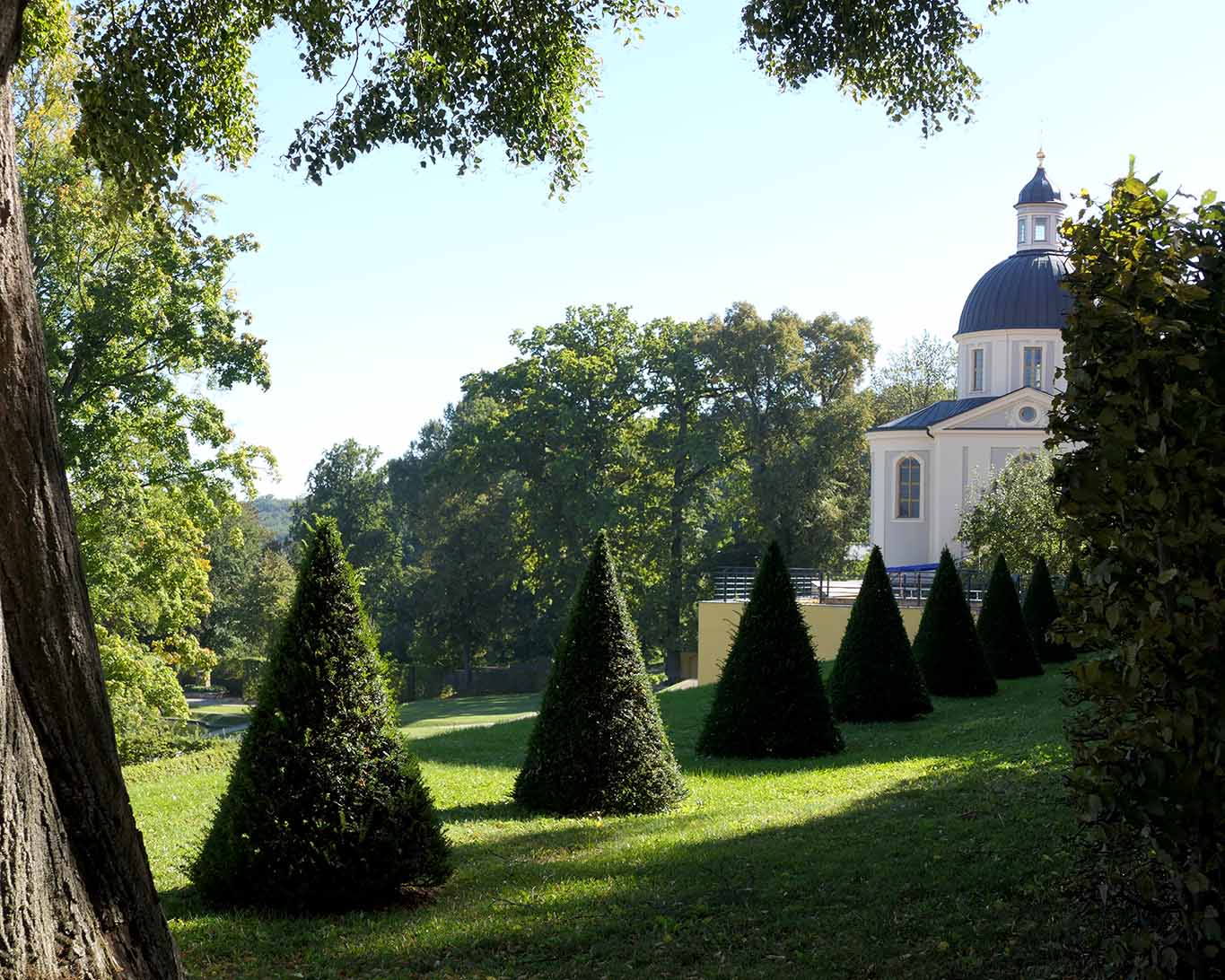 Die evangelische Kirche im Kloster Neuzelle braucht sich nicht zu verstecken.