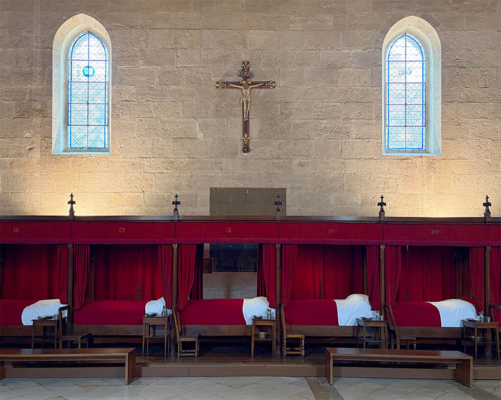 Krankensaal im historischen Hopital de Beaune.
